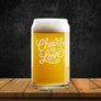Custom Logo Beer Can Glasses - 16oz Pint