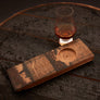 Whiskey Barrel Flight Board + Optional Glencairn Glass