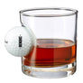 11oz Whiskey Glass Embedded Golf Ball