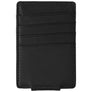 Personalized Black Leather Money Clip