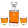 Personalized Whiskey Decanter Set - Ornate