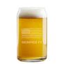 Set of 2 - Personalized 16oz Can Shaped Pint Glasses