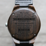 "All My Lasts" - Wood Watch | The Christopher Custom Design Grain and Oak