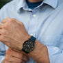 Anderson Ebony | Wood Watch Leather Band Watches Grain and Oak