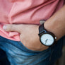 Atlas Ebony | Wood Watch Leather Band Watches Grain and Oak