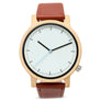 Atlas Maple | Wood Watch Leather Band Watches Grain and Oak