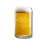 Set of 2 - Personalized 16oz Can Shaped Pint Glasses