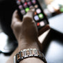Stainless Steel + Walnut | 38-40mm 42-44mm Apple Watch Band | Series 1,2,3,4,5 Apple Watch Bands Grain and Oak
