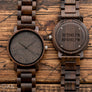 The Cedric Ebony | Set of 12 Groomsmen Watches Grain and Oak
