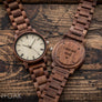 The Cedric Walnut | Set of 12 Groomsmen Watches Grain and Oak