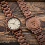 The Cedric Walnut | Set of 12 Groomsmen Watches Grain and Oak