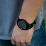 The Christopher Blue | The Wood Watch Leather Band Watches Grain and Oak