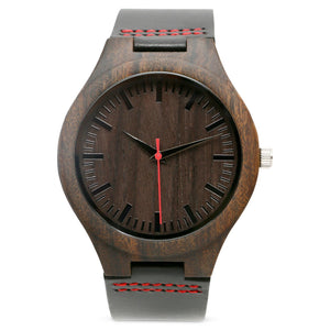 The Christopher Red | Set of 7 Groomsmen Watches Grain and Oak