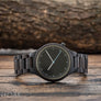 The Classic Ebony | Set of 12 Groomsmen Watches Grain and Oak