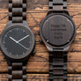 The Classic Ebony | Set of 12 Groomsmen Watches Grain and Oak