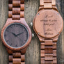 The Oliver Walnut | Set of 8 Groomsmen Watches Grain and Oak