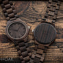 The Ridge Ebony | Set of 12 Groomsmen Watches Grain and Oak
