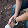 The Ridge Silver | Wood Watch Wooden Band Watches Grain and Oak