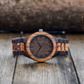 The Ridge Zebrawood + Ebony | Set of 8 Groomsmen Watches Grain and Oak