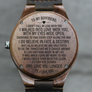 "To My Boyfriend" - Wood Watch | The Burton Custom Design Grain and Oak