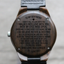 "To My Boyfriend" - Wood Watch | The Christopher Custom Design Grain and Oak