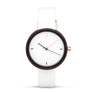 Winslet Frost | Women's Wood Watch Leather Band Watches Grain and Oak