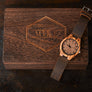 Wooden Gift Box Design - Your Handwriting Grain and Oak