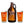 Personalized Amber Beer Growler and Pint Glass Set