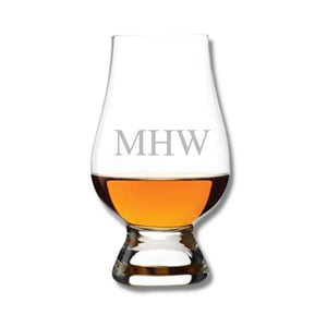 Engraved Glencairn 6oz Whiskey Glass