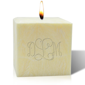 4" Unscented Palm Wax Candle