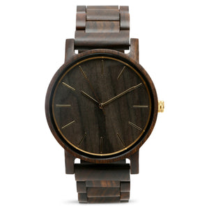 The Bentlee | Wood Watch Wooden Band Watches Grain and Oak