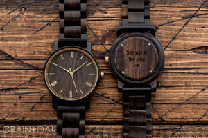 The Cedric Gold | Set of 12 Groomsmen Watches Grain and Oak