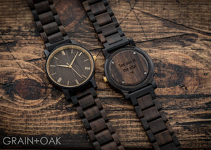 The Cedric Gold | Set of 7 Groomsmen Watches Grain and Oak