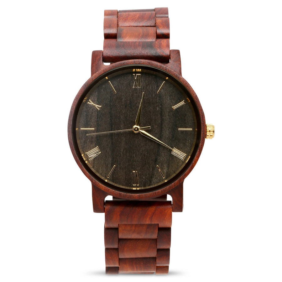 The Cedric Sandalwood | Wood Watch Wooden Band Watches Grain and Oak