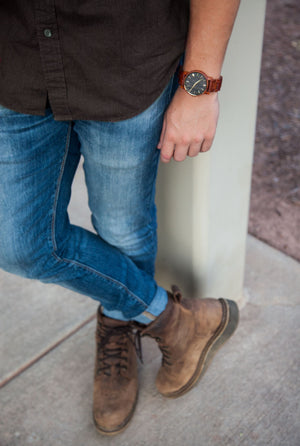 The Cedric Sandalwood | Wood Watch Wooden Band Watches Grain and Oak