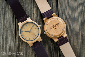 The Chester | Set of 7 Groomsmen Watches Grain and Oak
