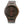 The Christopher Red | Wood Watch Leather Band Watches Grain and Oak