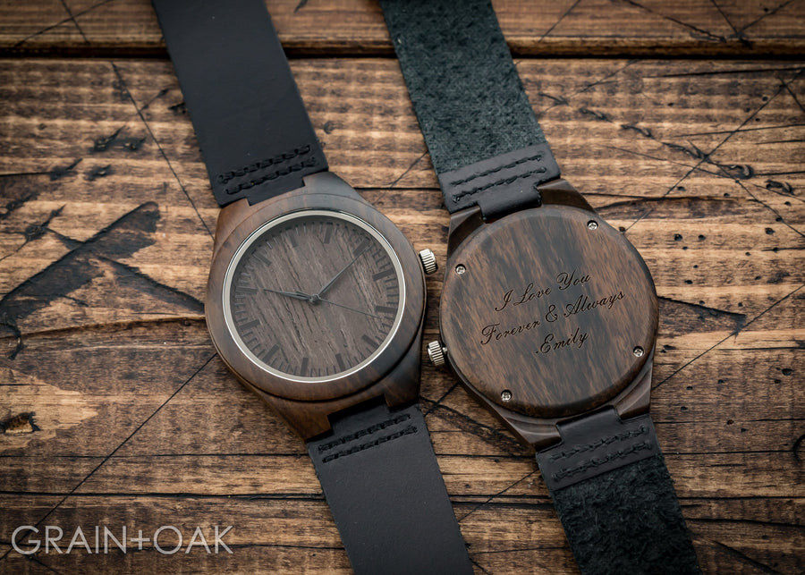 The Christopher | Set of 4 Groomsmen Watches Grain and Oak