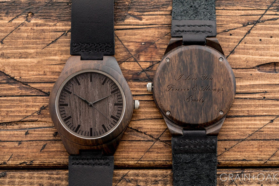 The Christopher | Set of 9 Groomsmen Watches Grain and Oak