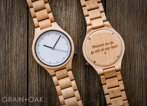 The Classic Maple | Set of 6 Groomsmen Watches Grain and Oak