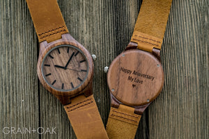The Gibson | Set of 4 Groomsmen Watches Grain and Oak
