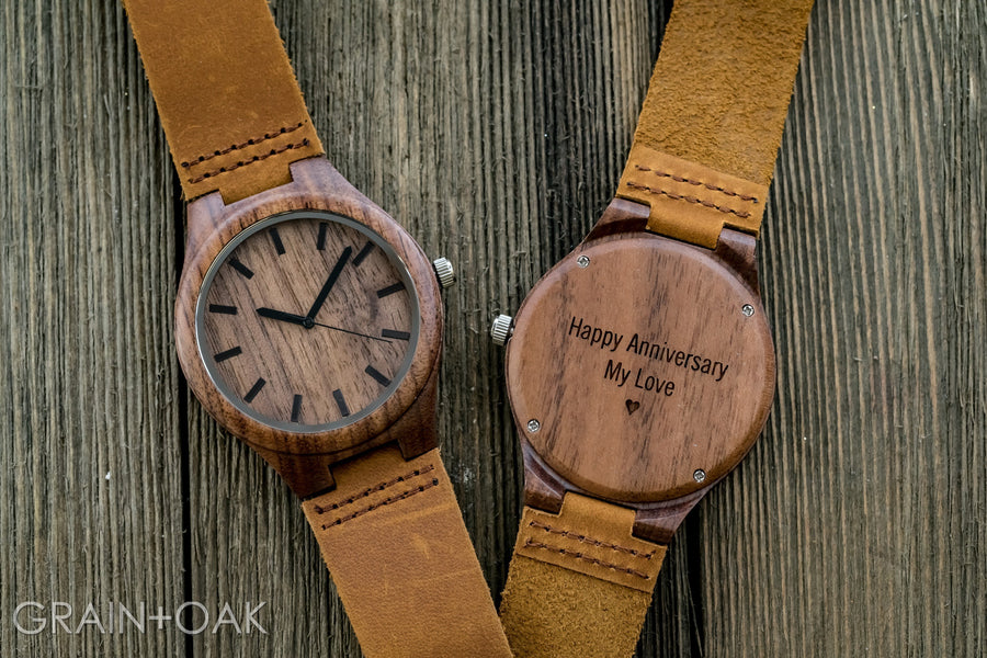 The Gibson | Set of 8 Groomsmen Watches Grain and Oak