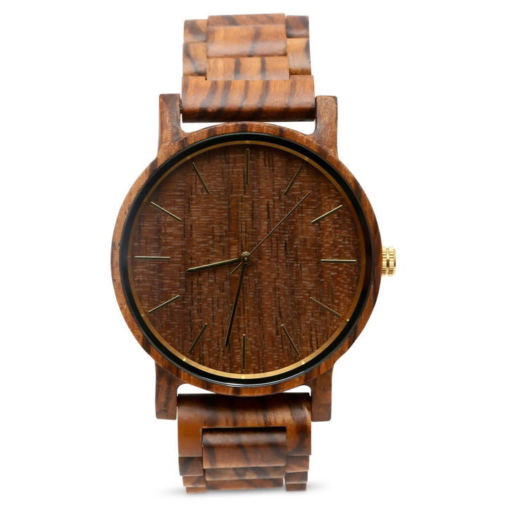 The Lenny Sandalwood | Wood Watch Wooden Band Watches Grain and Oak