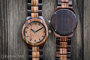 The Olive Blue | Set of 11 Groomsmen Watches Grain and Oak