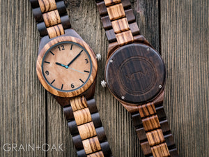 The Olive Blue | Set of 8 Groomsmen Watches Grain and Oak