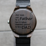 "To Be A Dad" - Wood Watch | The Christopher Custom Design Grain and Oak