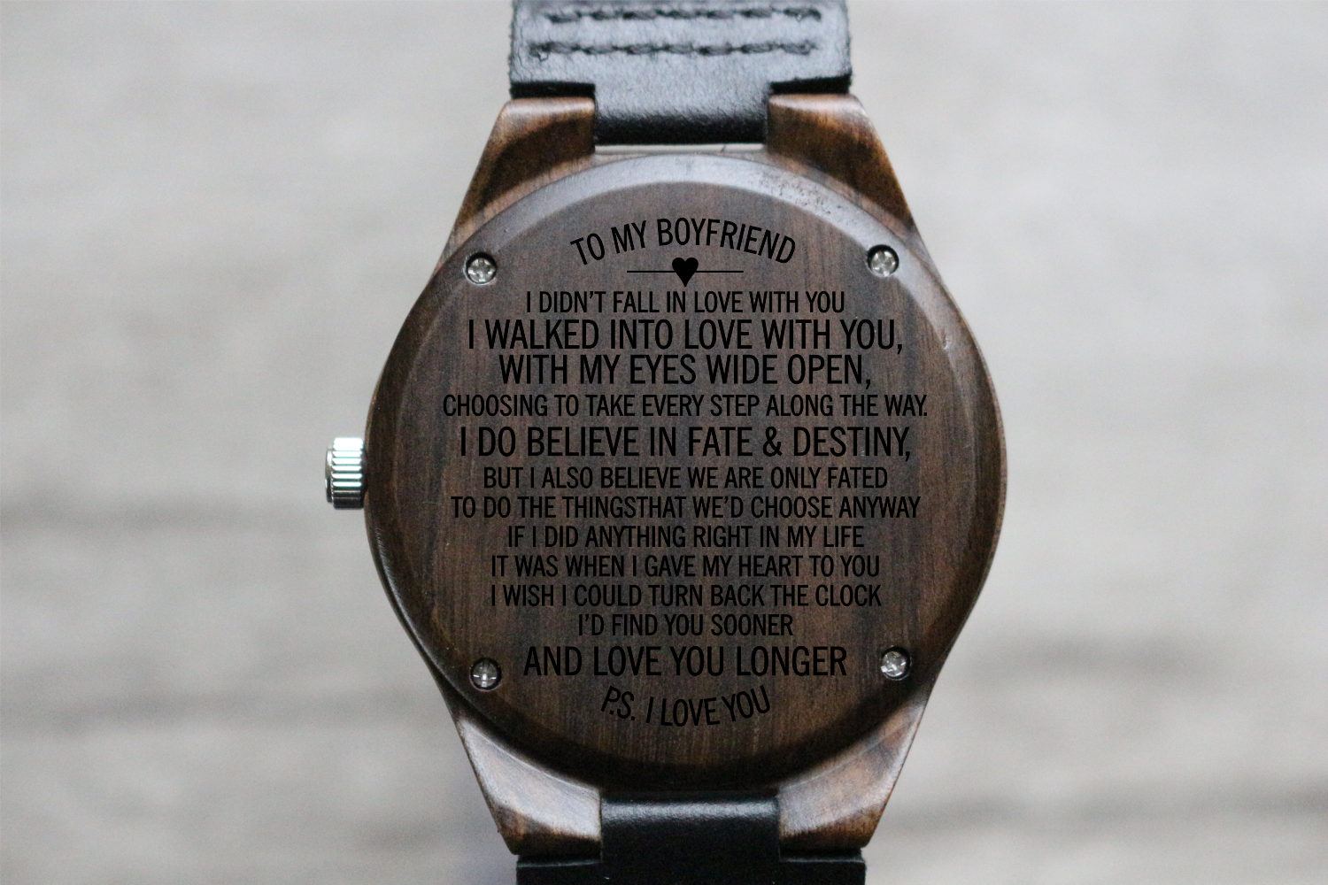 Boyfriend wood watch best sale
