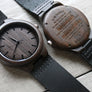 "To My Husband, Meeting You Was Fate" - WOOD WATCH | THE CHRISTOPHER Custom Design Grain and Oak